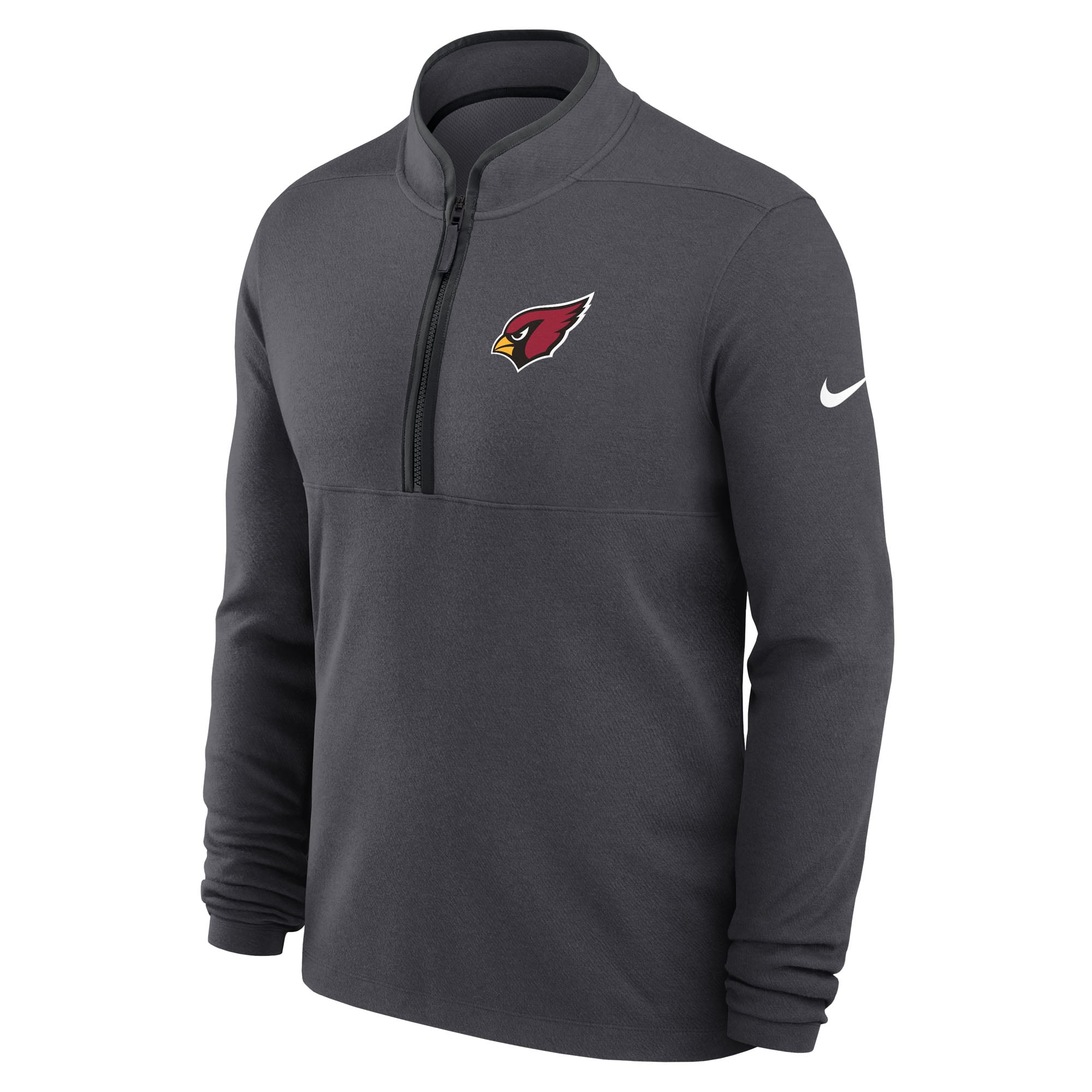 Men's Nike Anthracite Arizona Cardinals Primetime Victory Dri-FIT Half-Zip Pullover